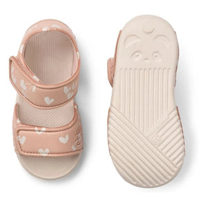 Liewood - Blumer Cœurs Sandaletler | Pembe