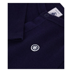 Petit Bateau - Organik pamuklu hırka | Gece mavisi