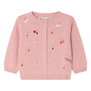 Bonpoint - Claudie İşlemeli Hırka | Pudra