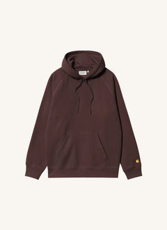 Carhartt WIP - سويت شيرت تشيس بغطاء للرأس | بني داكن