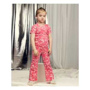 Mini Rodini - Stars Organik Pamuk Tişört | Pembe