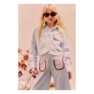 Mipounet - Pauline Vichy pantolon | Mavi