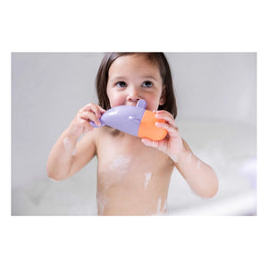 Quut - Squeezi Whale banyo oyuncağı | Lila