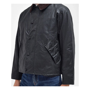 Barbour - Transport Wax Bone Ceket | Siyah