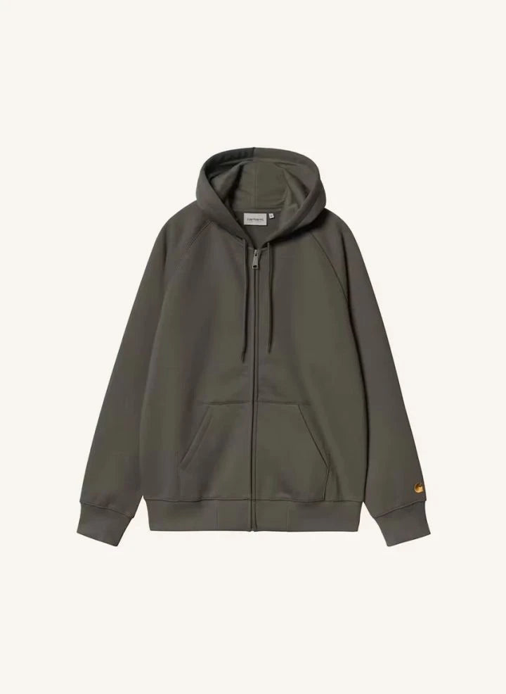Carhartt WIP - Chase سويتشيرت بسحّاب | رمادي غامق
