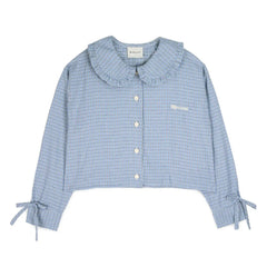 Mipounet - Florence Peter Pan Yaka Gömlek | Mavi