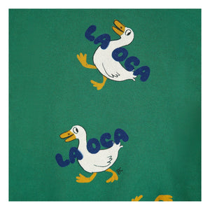 Bobo Choses - Sweat Ducks La OCA Organik Pamuk | Yeşil