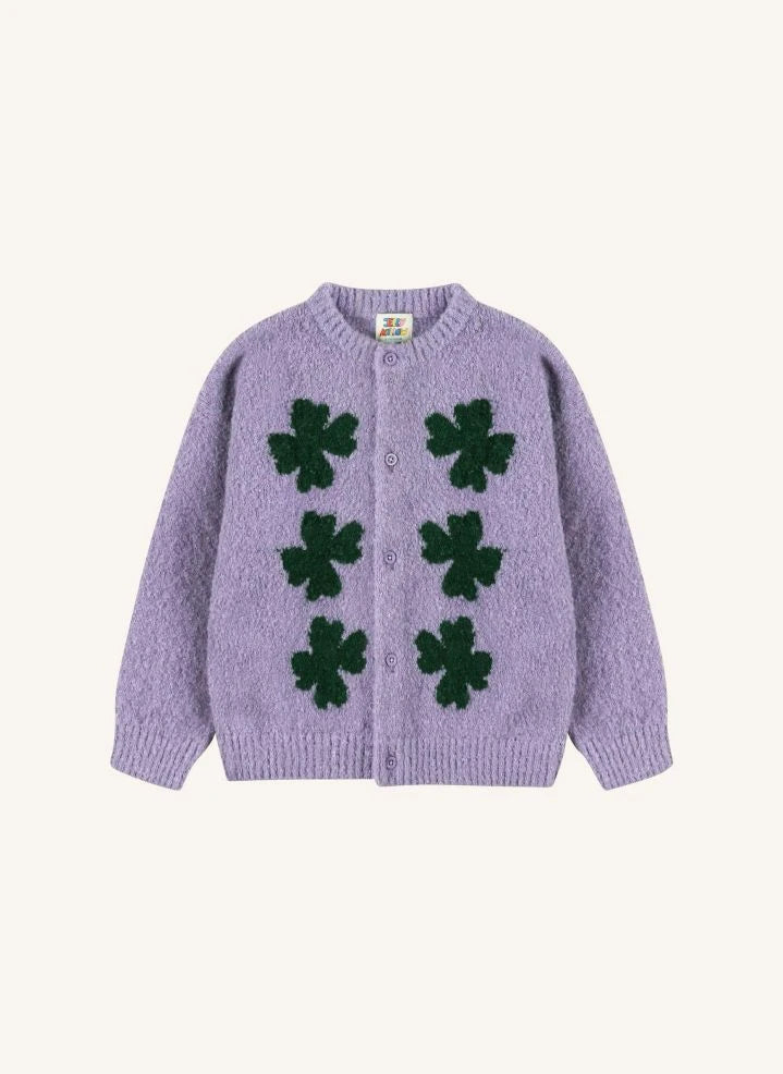 Jelly Mallow - Lucky Clover كارديغان | أرجواني