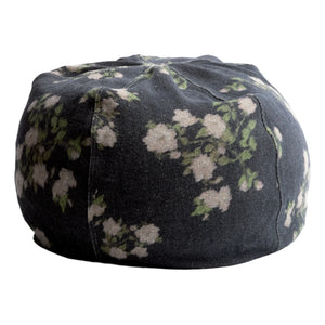 Maison de Vacances - Wabi Sabi Keten Bubble Puf | Siyah