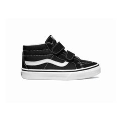 Vans - SK8-Mid Reissue Deri Cırt Cırtlı Spor Ayakkabı | Siyah