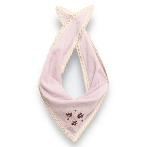 birinit - Organik Pamuk İşlemeli Feston Bandana | Mauve
