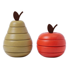 Ferm Living Kids - Üst üste dizilebilir meyveler - 2'li set
