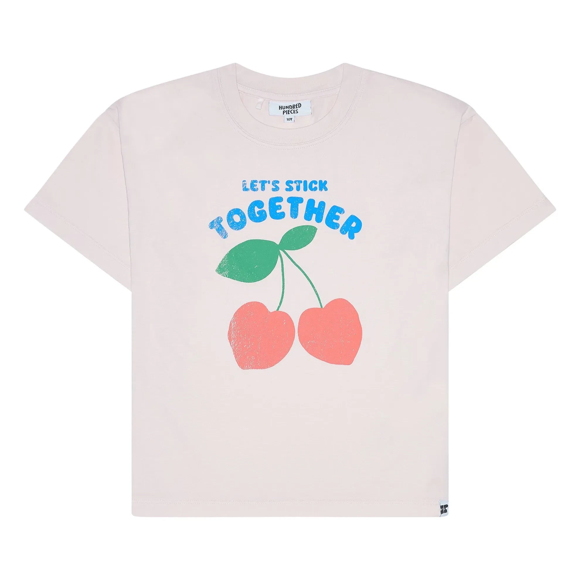 Hundred Pieces - Luna organik pamuk T-shirt | Açık Pembe