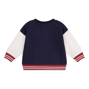 Petit Bateau - Organik Pamuk Teddy Ceket | Gece mavisi