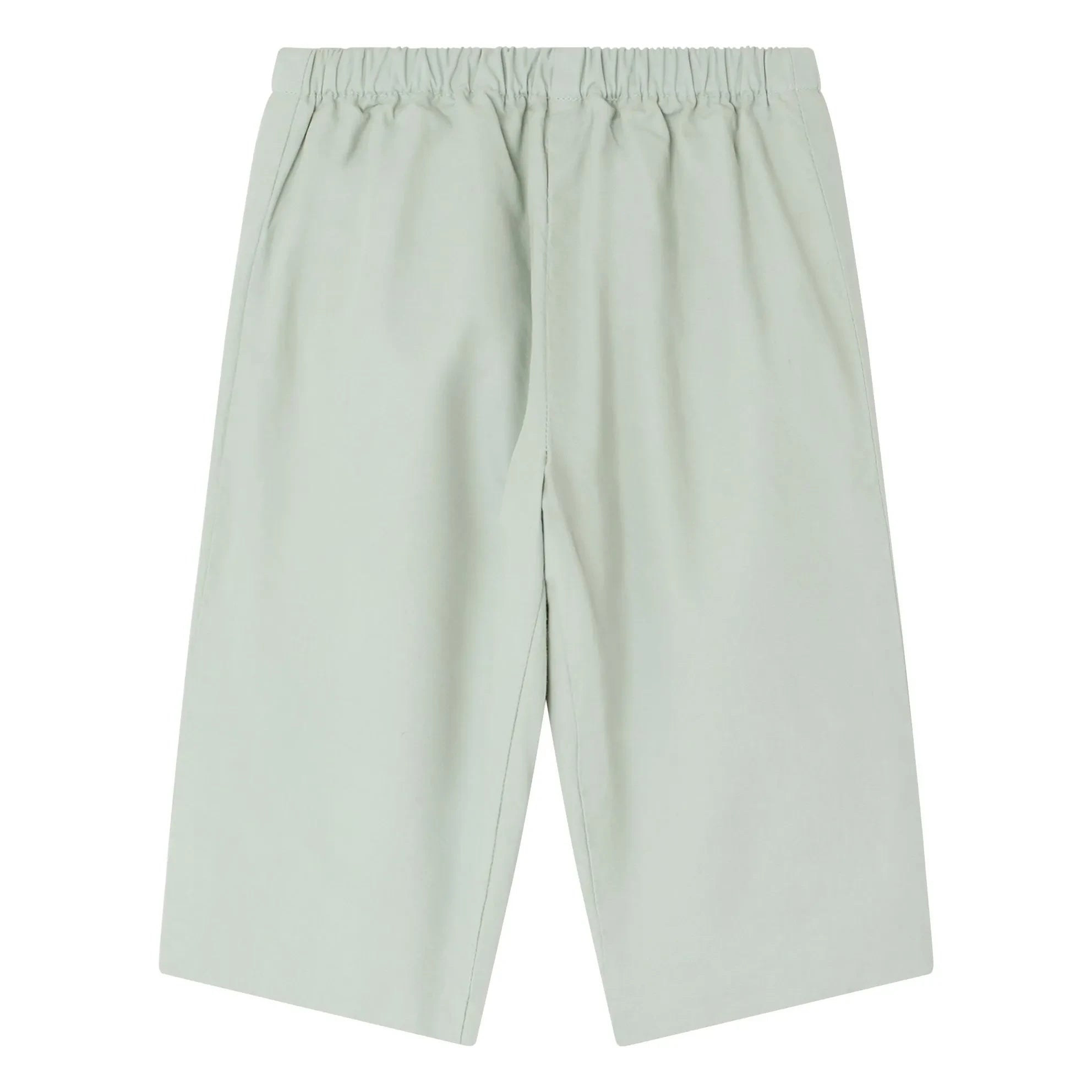 Bonpoint - Dandy organik pamuklu poplin pantolon | Celadon