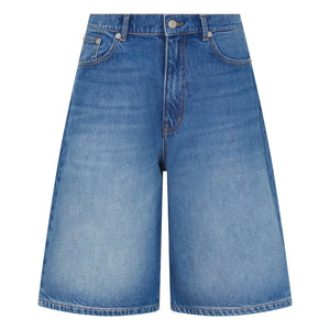Smallable Woman - Paola Denim Bermuda Şort | Denim mavi