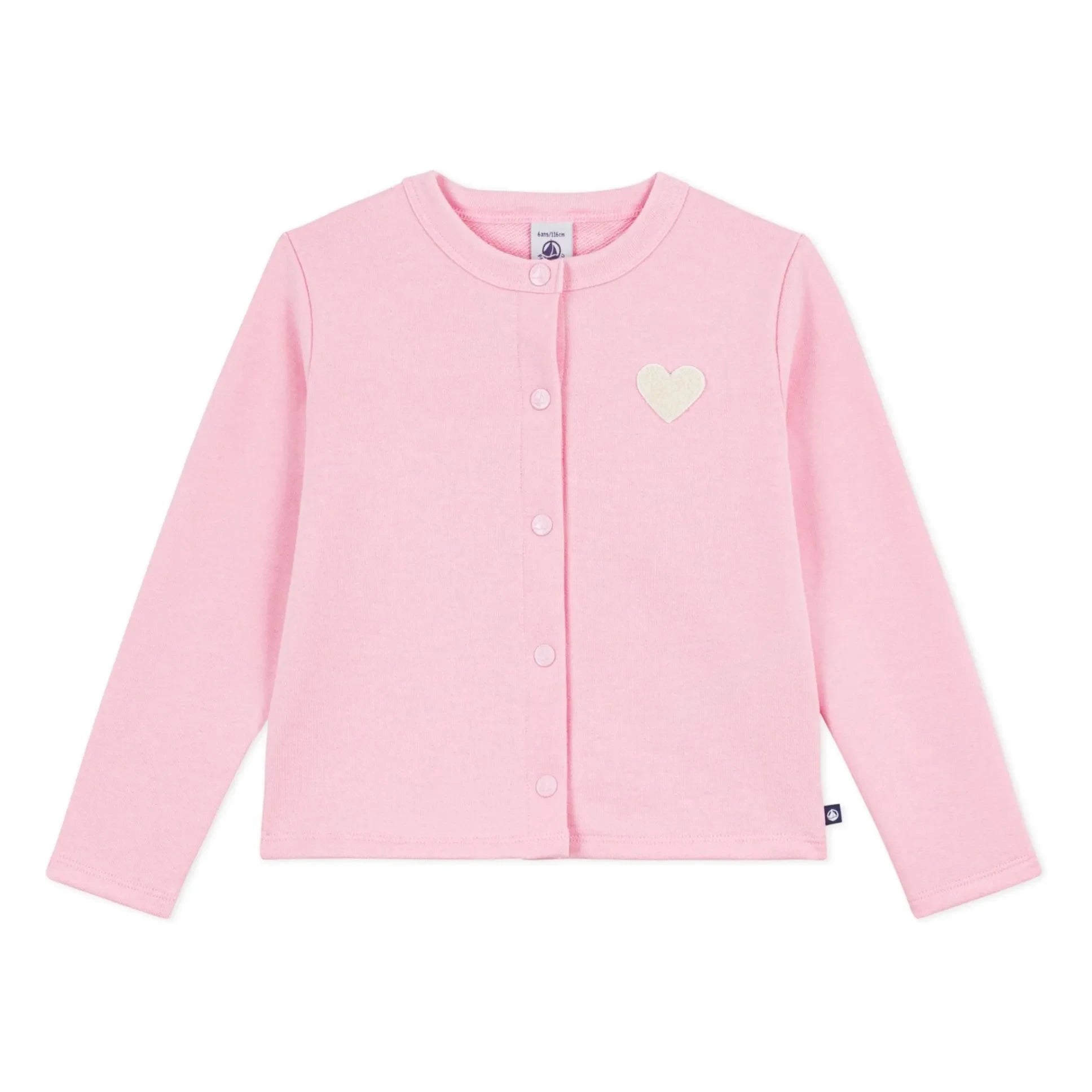 Petit Bateau - Uni Molleton Ceket | Pembe