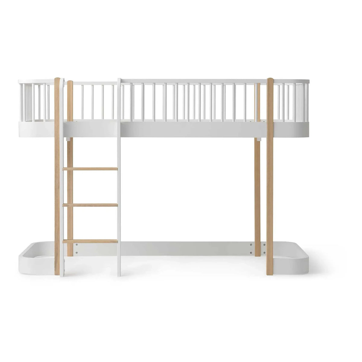 Oliver Furniture - سرير خشبي بسقف Original 90x200 cm | بلوط