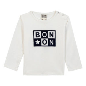 Bonton - Cab Logo Tişört | Ekru