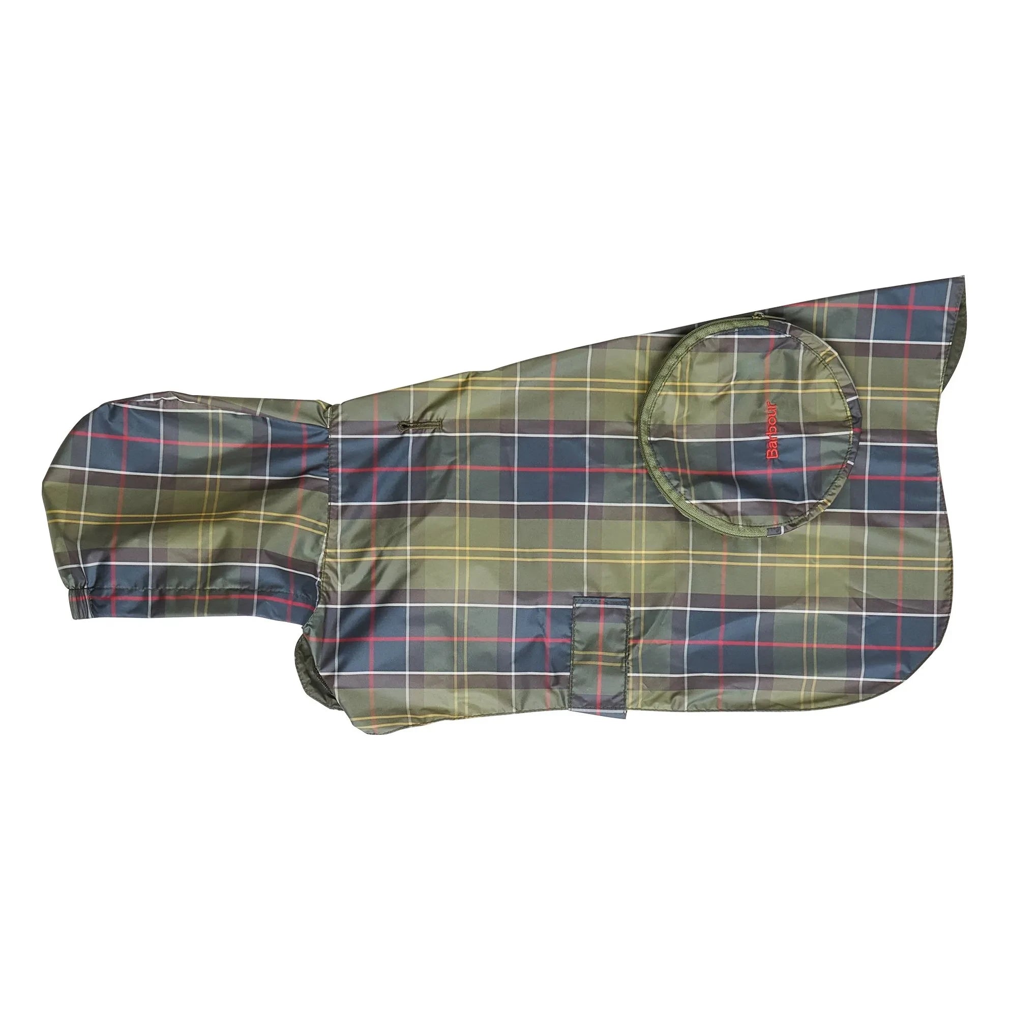 Barbour - Köpekler için Katlanabilir Tartan Kaban | Mavi