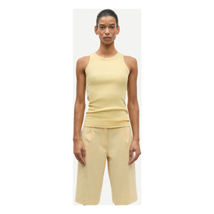 Samsoe Samsoe - Alexo Organik Pamuklu Üst | Hasır Sarısı