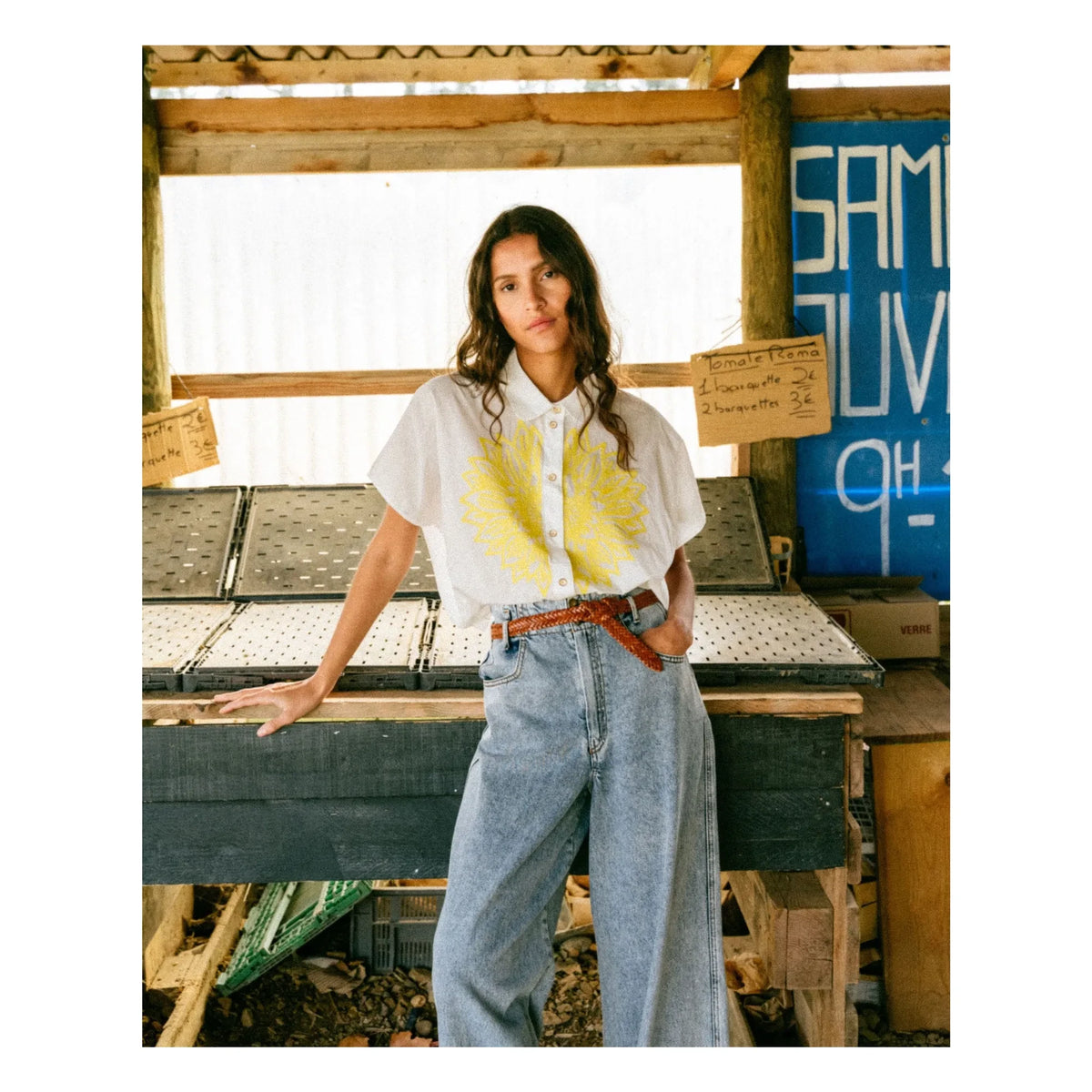 Tinsels - Cinzia gömlek | Ecru