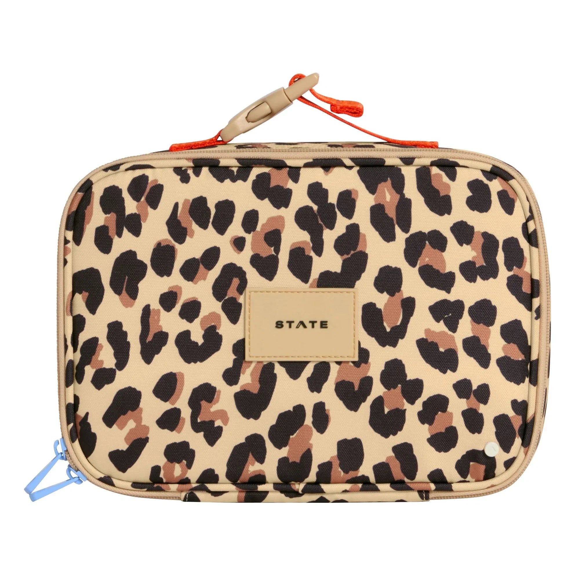 State Bags - علبة غداء Rodgers Leopard | بيج