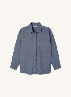 American Vintage - Lofway Pamuk Gömlek | Bleu stone