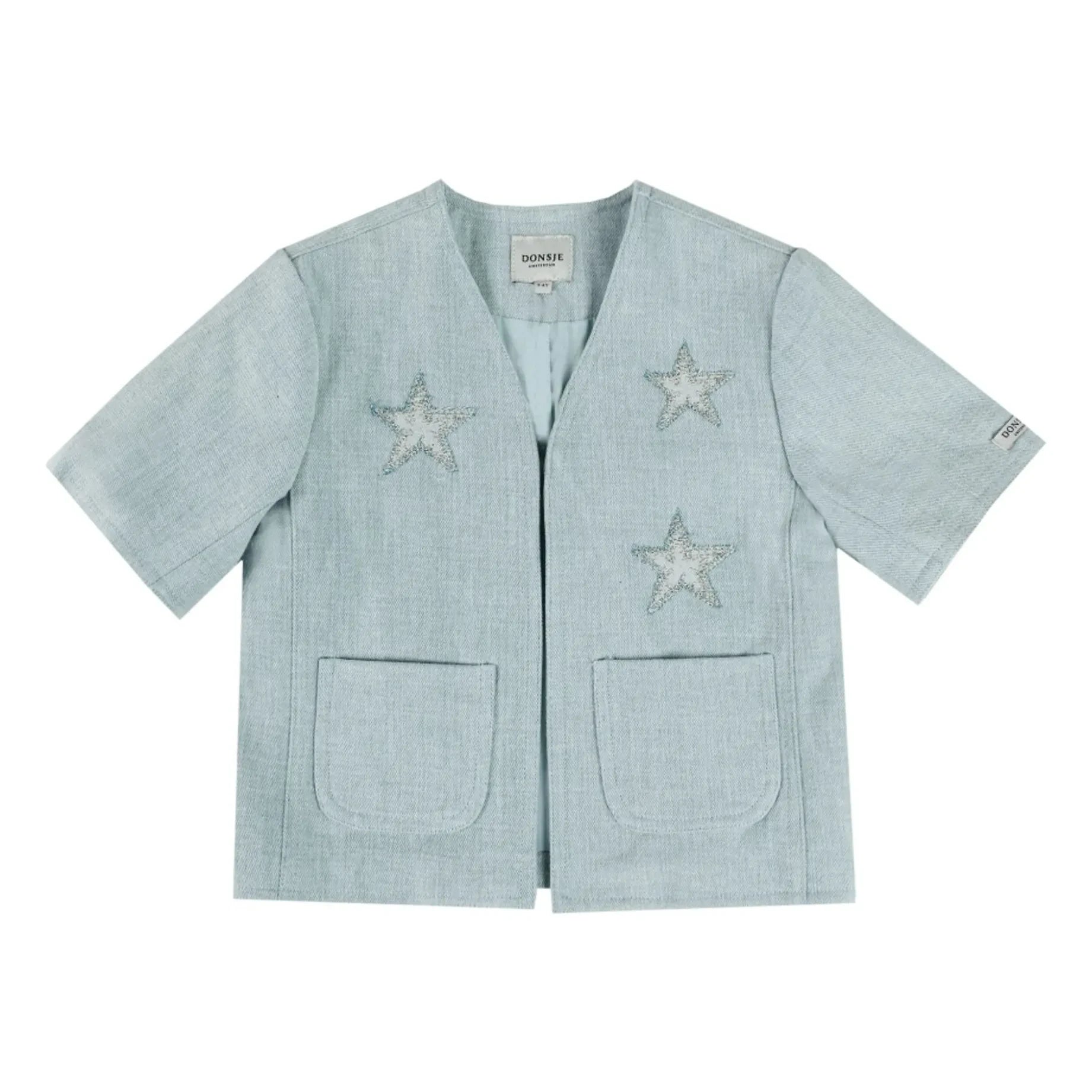 Donsje - Denim Chellèe Etoiles Ceket | Açık mavi