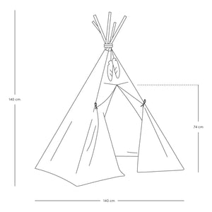 Nobodinoz - Tipi Nevada | Kırmızı