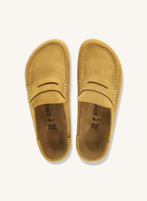 BIRKENSTOCK - Naples شباشب من الجلد المدبوغ | أصفر