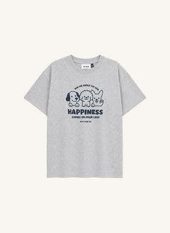 Cos I Said So - "Happiness" Tişört | Açık gri