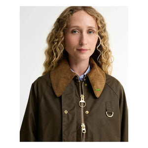 Barbour - Icons Modern Spey Pamuk Yağlı Ceket | Koyu Kahverengi