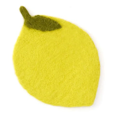 Muskhane - Limon keçeden servis altlığı | Sarı