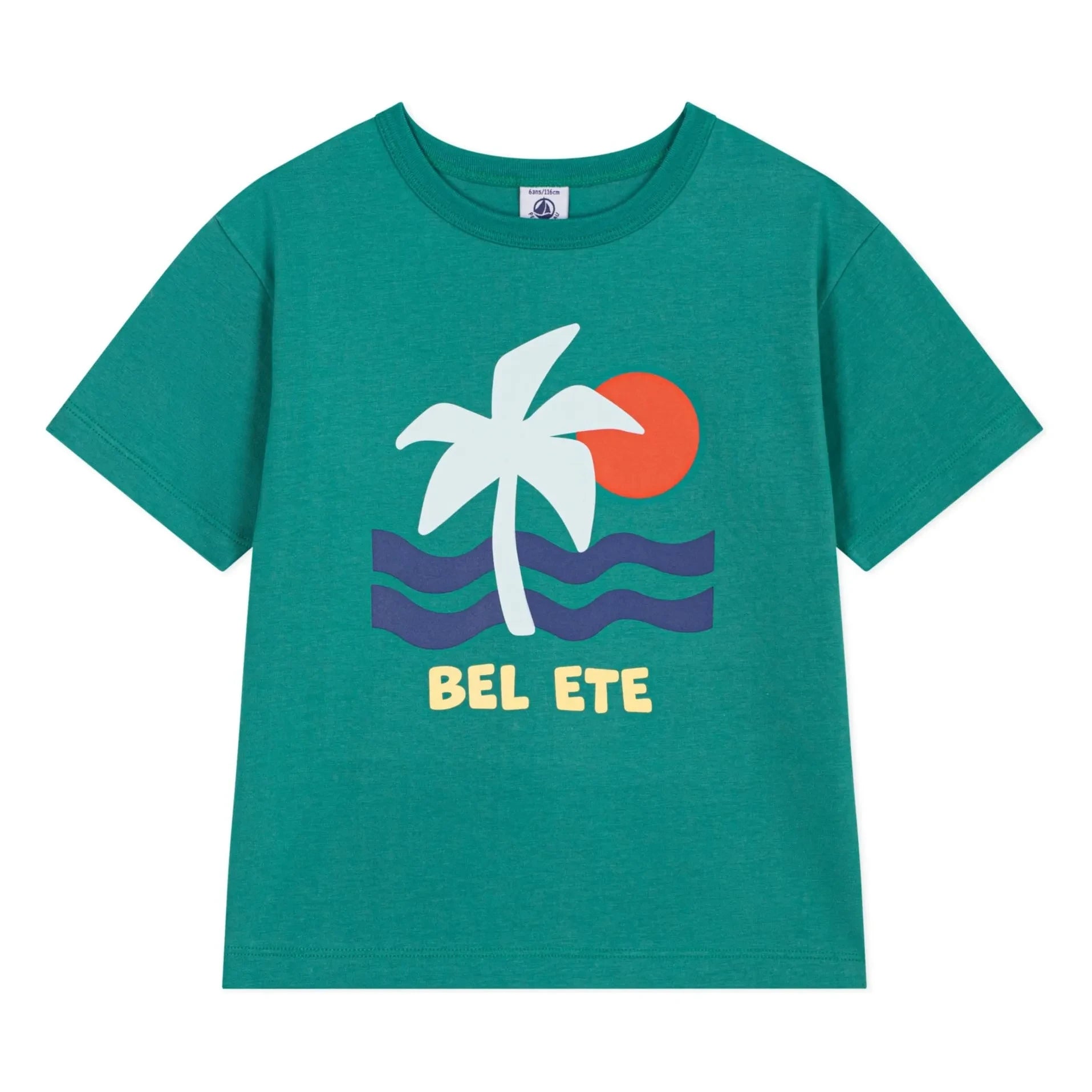 Petit Bateau - Bel Eté organik pamuklu Tişört | Yeşil