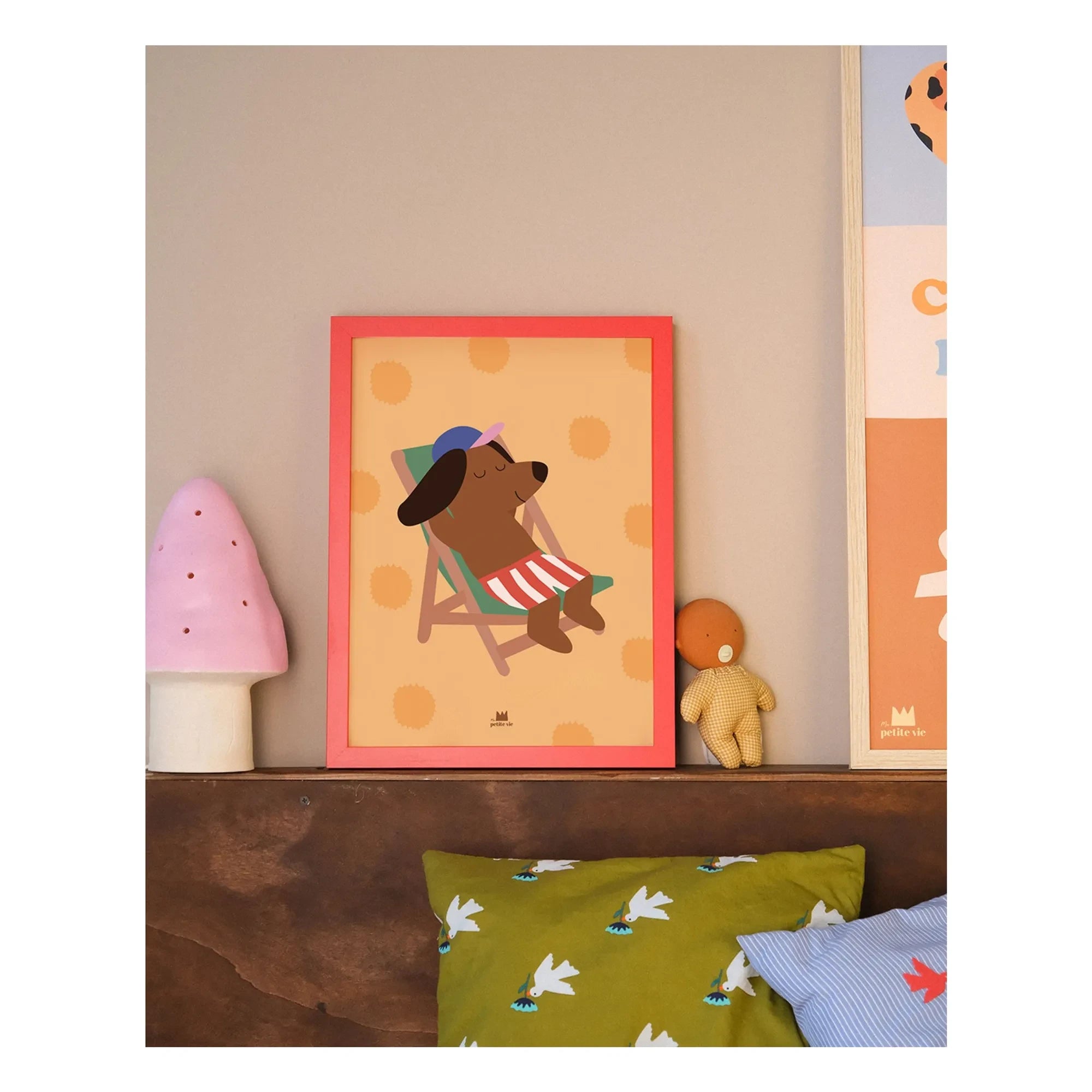 Ma petite vie - Chien Sun poster | Sarı