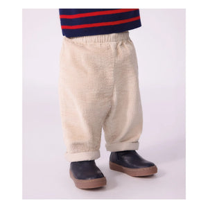 Petit Bateau - Organik Pamuk Kordonlu Pantolon | Bej