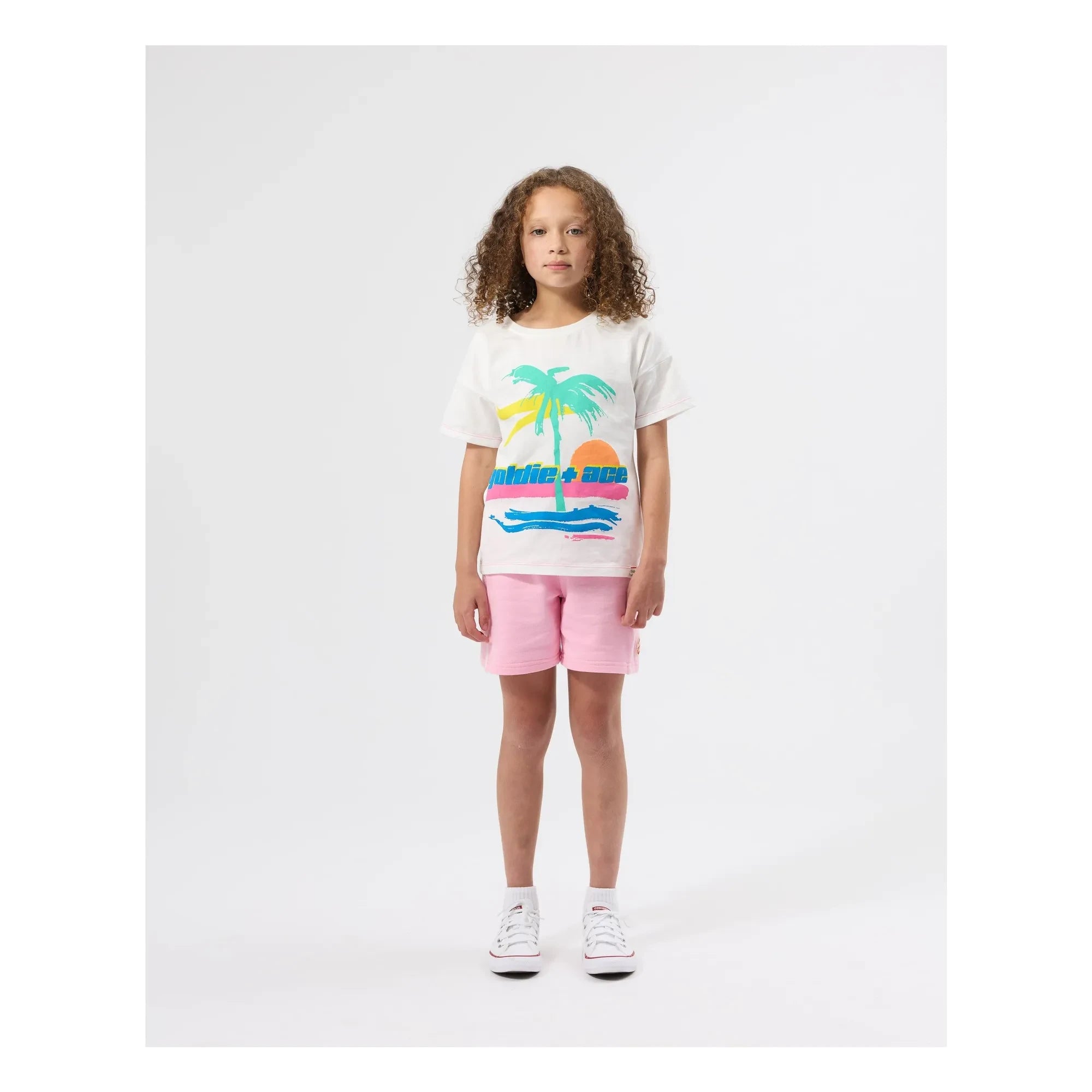 Goldie + Ace - Palm T-Shirt | Fildişi