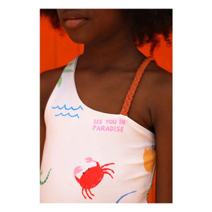 Pepita & Me - Marea Beach Asimetrik Mayo | Ecru