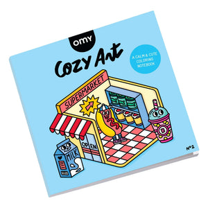 Omy - Süpermarket boyama kitabı