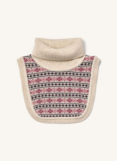 Wheat - Majo Çıkarılabilir Jakarlı Yaka, Merino Yünü | Pembe