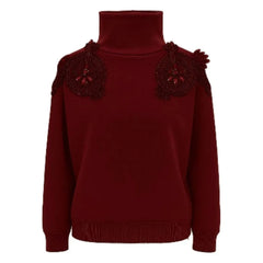Virginie de Vinster - Jacques Turttle Jersey Sweatshirt | Bordo
