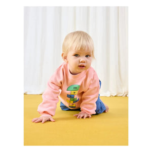 Bobo Choses - Marelle organik pamuk sweatshirt | Pembe