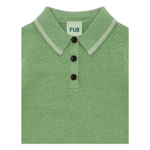 FUB - Polo Piqué İnce Örgü Organik Pamuk | Yeşil