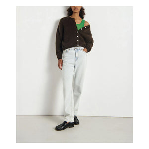 American Vintage - Vitow Alpaka ve Yün Yelek | Kahverengi