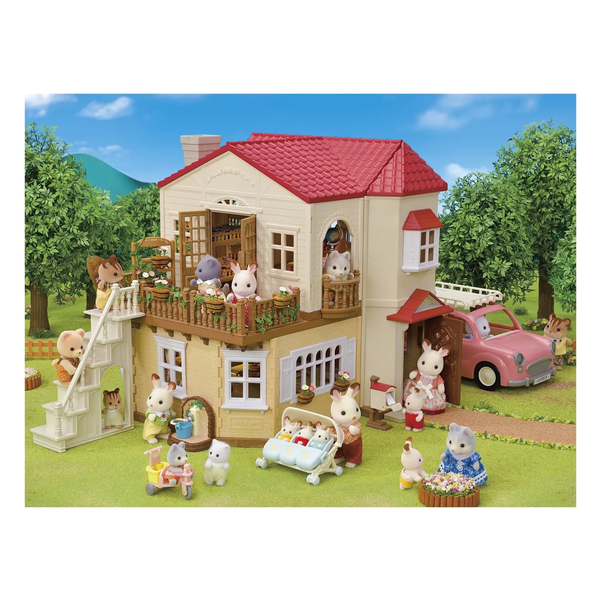 Sylvanian Families - Büyük, parlak ev ve gizli odası