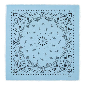 Kujten - Hachiko Kaşmir Bandana | Açık Mavi