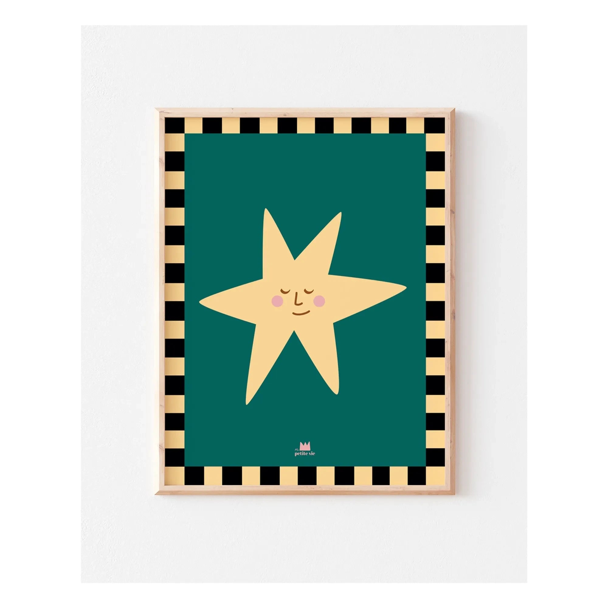 Ma petite vie - Pop Star poster | Koyu yeşil
