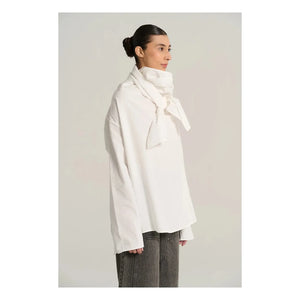 Virginie de Vinster - Marcel Cotton Poplin Bluz | Nuage
