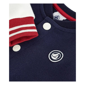 Petit Bateau - Organik Pamuk Teddy Ceket | Gece mavisi